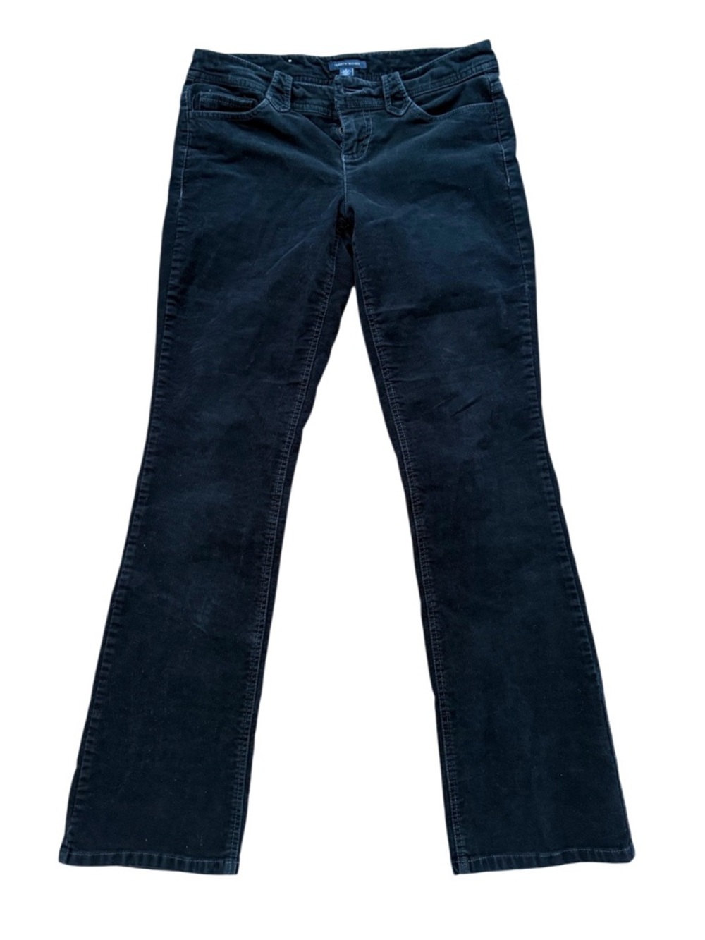 Tommy Hilfiger Black Corduroy Low rise Bootcut pants
